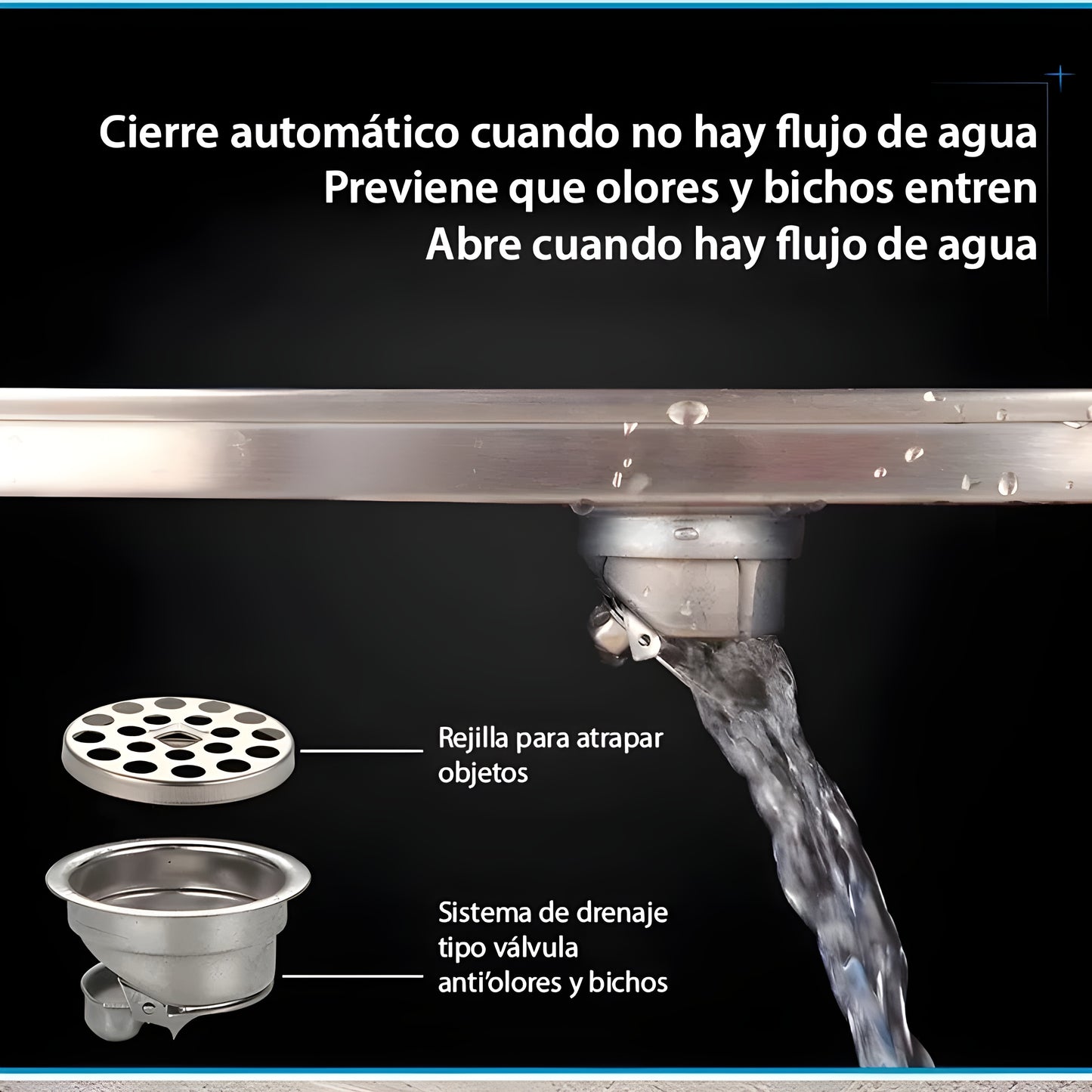 Coladera Lineal Toledo